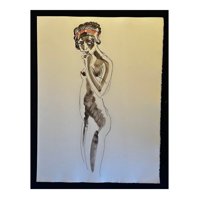 Kees Van Dongen - Les Fluers Du Mal, Nude 4 (Engraving) For Sale