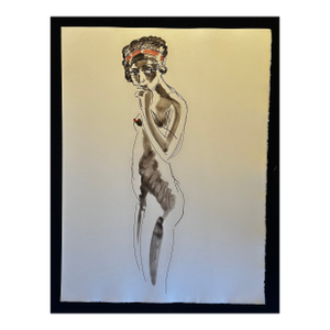 Kees Van Dongen - Les Fluers Du Mal, Nude 4 (Engraving)