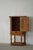 Scandinavian Narrow Oak Cabinet, 1950s For Sale - Image 10 of 17
