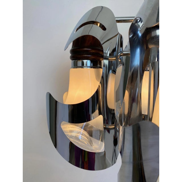 Italian Murano Glass Chandelier from Mazzega, 1970s For Sale - Image 12 of 17