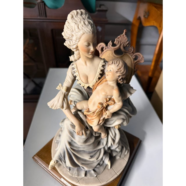 Italian Lady With Child Figurine For Sale - Image 3 of 10