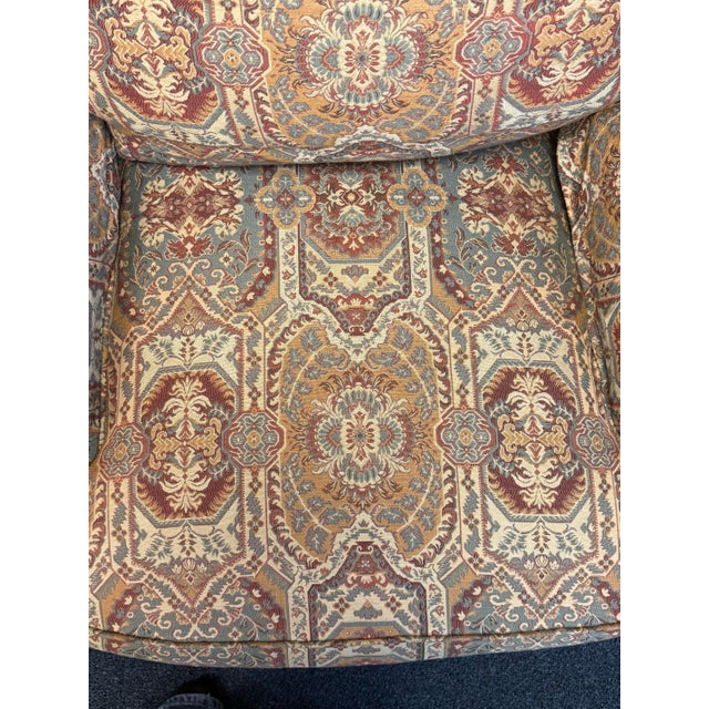 Tan Vintage Jessica Charles Upholstered Swivel Chairs - A Pair For Sale - Image 8 of 12