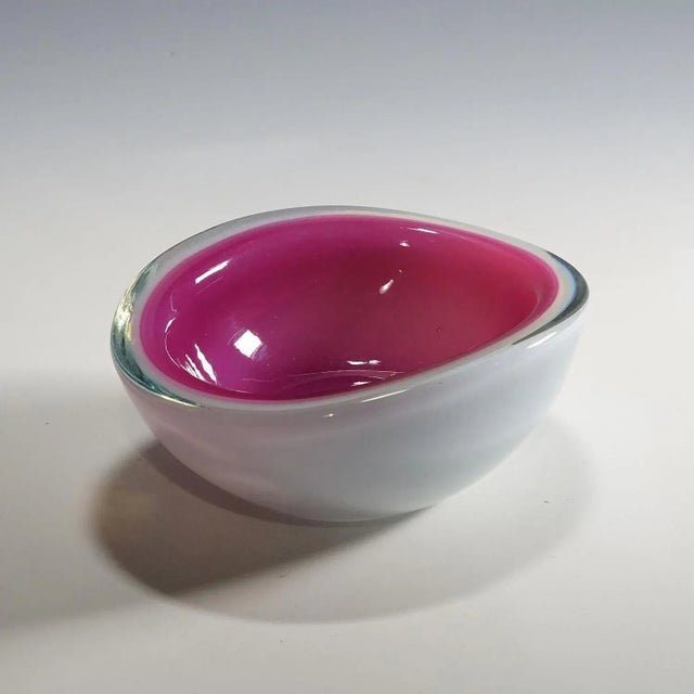 Alabastro Art Glass Bowl by Archimedes Seguso, Murano, Italy, 1958 For Sale - Image 3 of 6