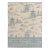 Rug & Kilim’s Pagoda Rug in Cream and Blue, 9x12 For Sale