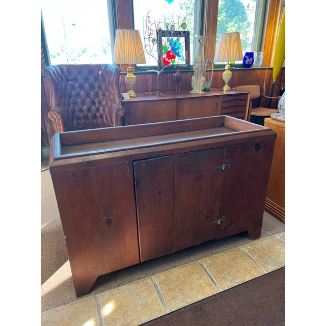 This dry sink is in amazing condition for the age. Showing hand forged nails throughout. The hinges were in my opinion a...
