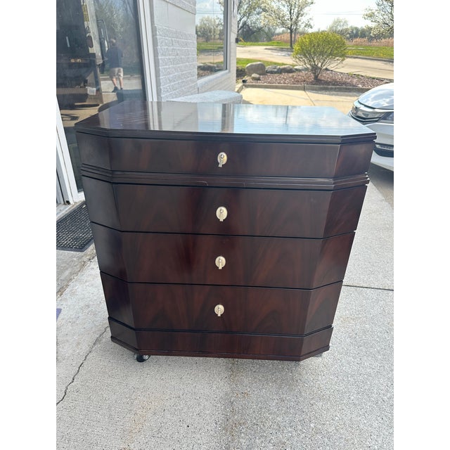 Brown Ralph Lauren Avalon Nightstand For Sale - Image 8 of 9