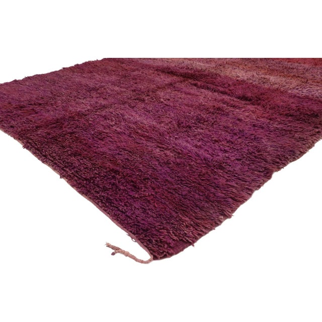 Vintage Berber Moroccan Rug with Cozy Hygge Bohemian Style 06'06 x 11'07. This hand knotted wool vintage Moroccan rug...