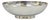 Vintage Poole 811 Modern Silver Plated Scalloped Footed Oval Serving Fruit Bowl For Sale