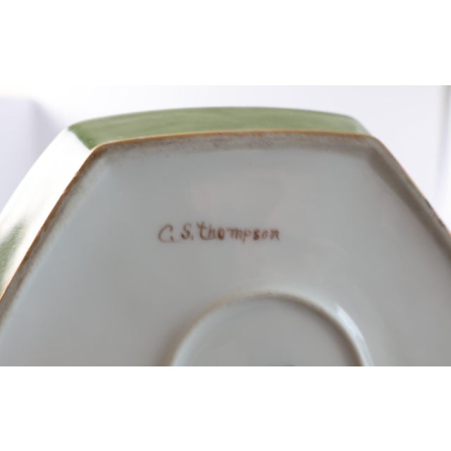 Antique T&v Limoges Hand-Painted Violet Basket Signed c.s. Thompson For Sale In Philadelphia - Image 6 of 8