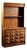 Early 20th Century American Wooden Apothecary Hutch For Sale