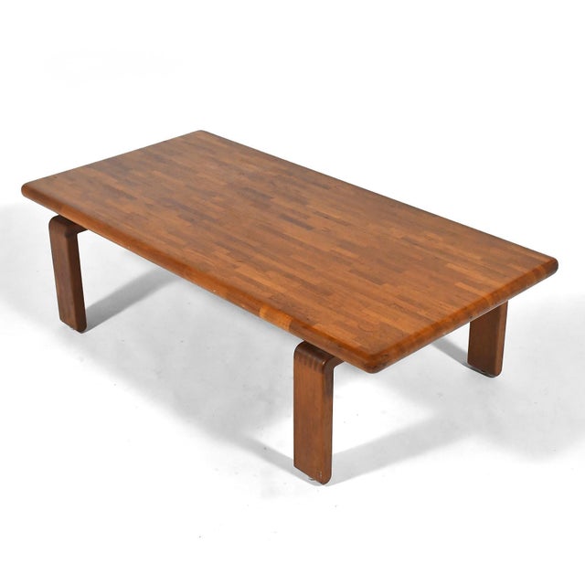 Solid Teak Coffee Table For Sale - Image 4 of 8