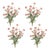 Mini Mum Floral Bush (Set of 4) For Sale In Chicago - Image 6 of 6
