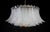 Large Murano Glass Chandelier with 100 Clear Felci Glasses, 1990s For Sale - Image 4 of 18