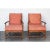 Hickory Furniture Vintage Pair of Faux Bamboo Club Chairs For Sale - Image 4 of 6