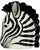 Vintage Zebra Head Ceramic Planter Vase For Sale - Image 12 of 12