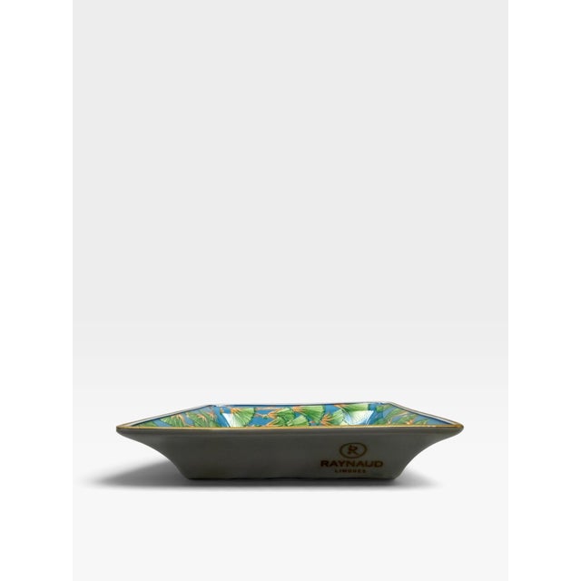 Vintage Raynaud Limoges "Louxor" Porcelain Trinket Tray by Etienne Boyer For Sale - Image 4 of 6