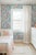 Blue Painter's Garden Blue Floral Grasscloth Wallpaper by House Party | 6 Yards For Sale - Image 8 of 9