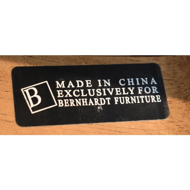 Vintage Set of Six Bernhardt British Colonial Style Dining Chairs For Sale - Image 13 of 13