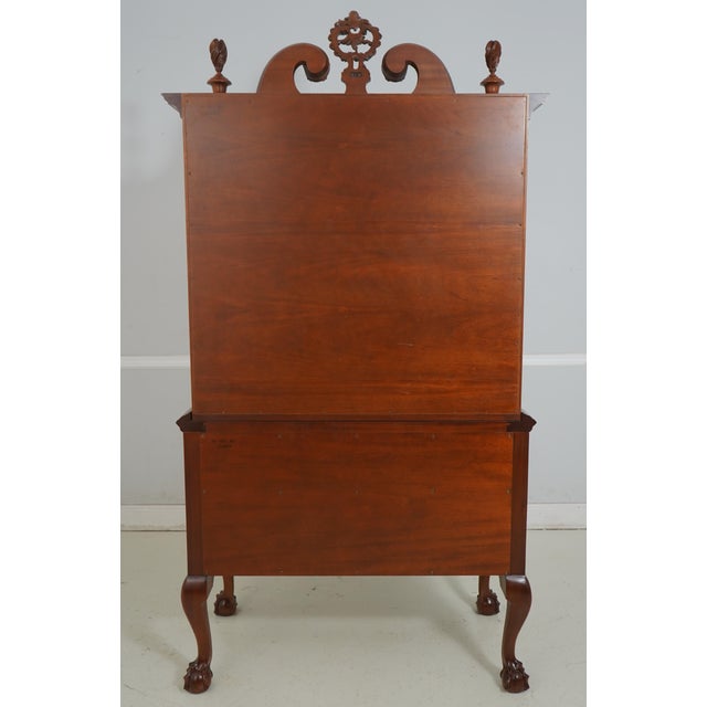 Kindel Winterthur Van Pelt Mahogany Highboy For Sale - Image 10 of 12