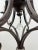 Late 20th Century French Art Nouveau Style Metal & Crystal 6 Light Scroll Chandelier For Sale - Image 10 of 11