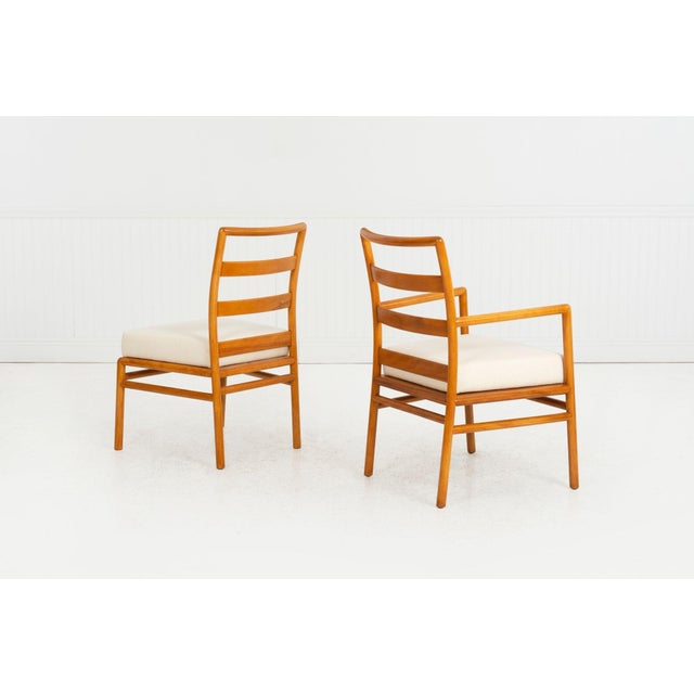T.H. Robsjohn-Gibbings for Widdicomb Ladder-Back Dining Chairs, Set of Ten, 1955 For Sale In Chicago - Image 6 of 14