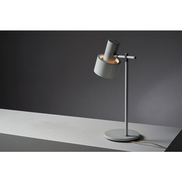 White Lento Desk Lamp attributed to Jo Hammerborg for Fog & Mørup, 1960 For Sale - Image 6 of 11