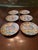 Rose Antique Chinese Porcelain Mandarin Rose Canton Set Plates For Sale - Image 8 of 8