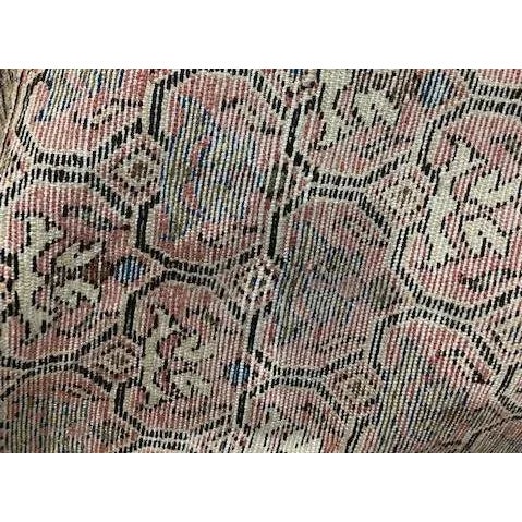 Textile 1960s Vintage Persian Hamadan Rug For Sale - Image 7 of 9