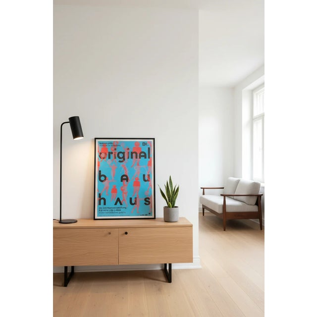 Original Bauhaus, Oskar Schlemmer Figures, Bauhaus Archiv Berlin, 2019, Exhibition Poster 2019 exhibition poster for...