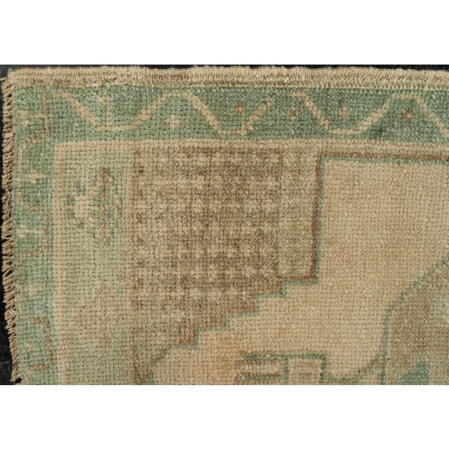 Early 21st Century Turkish Mini Rug Oriental Hand Knotted Vintage Rug 1'7" x 2'9" #21077 For Sale - Image 5 of 8