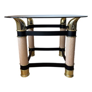 Vintage Regency Coffee Table, 1980s For Sale