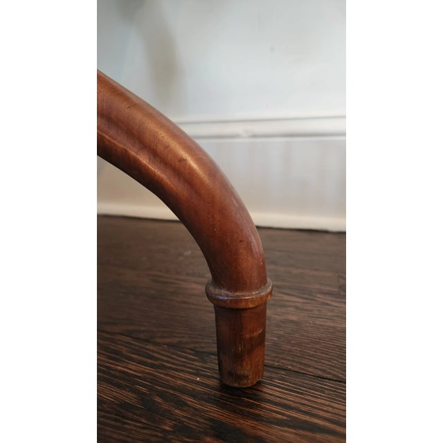 Antique Louis XV Revival Walnut Occasional Table With Inlaid Burl Top and Spindle Shelf, C. 1920s For Sale - Image 4 of 17
