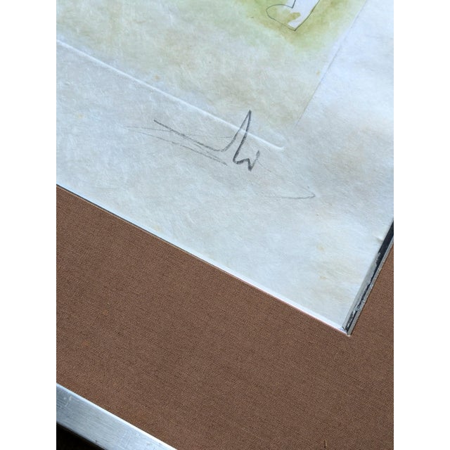 Salvador Dalí­, La Cour Du Lion (The Court of the Lion), 1974, Original Hand-Signed Color Engraving For Sale - Image 3 of 14