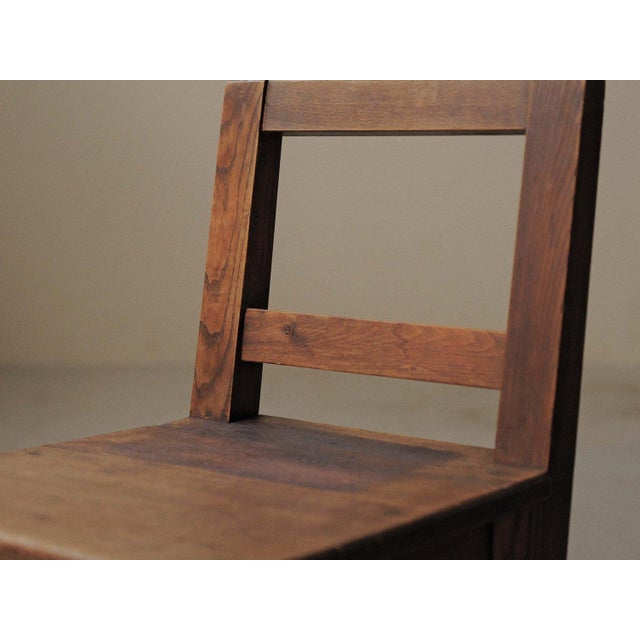 Mid-Century Modern Modernist Oak Chairs, France, 1940s, Set of 2 For Sale - Image 3 of 18