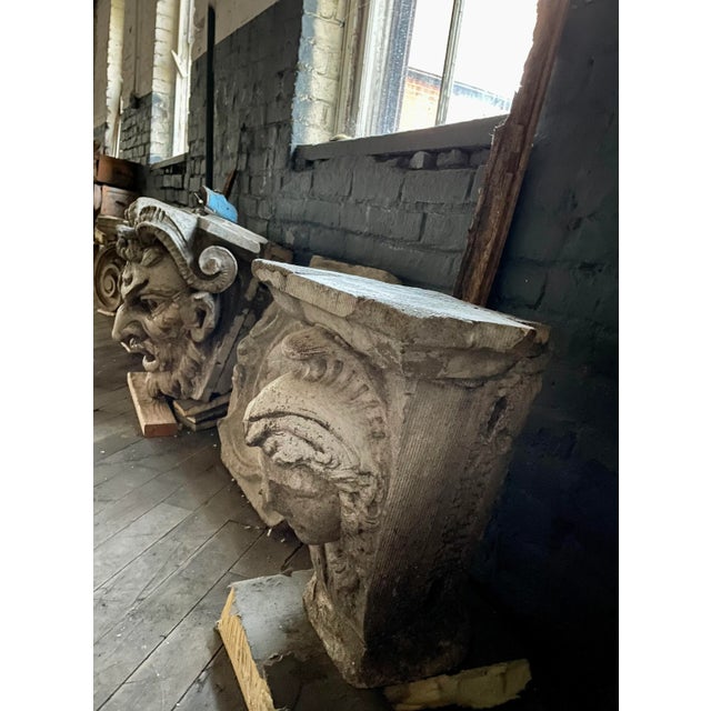 Late 19th Century Terracotta Pedestal With the Face of Athena For Sale - Image 5 of 6