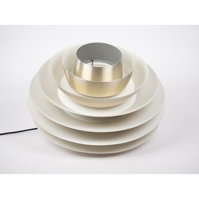 Gold Vintage Danish Verona Lamp by Svend Middelboe for Lyfa, 1962 For Sale - Image 8 of 13