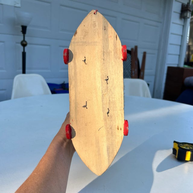 Vintage Handmade Toy Bear Riding a Sheep For Sale - Image 9 of 9