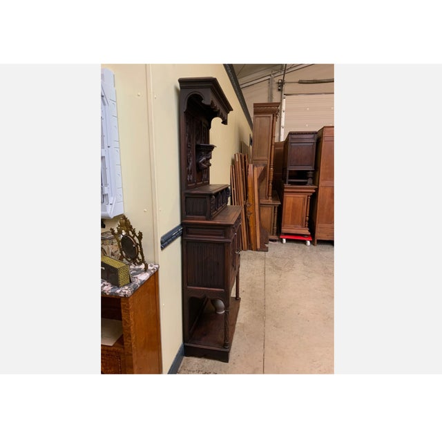 Antique Neo-Gothic Cabinet, 1880 For Sale - Image 14 of 17