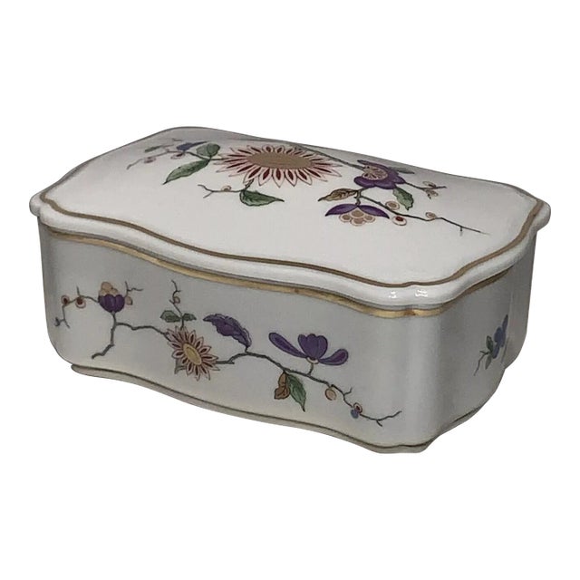 Italian Richard Ginori Oriente Porcelain Lidded Box For Sale