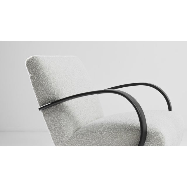 Wood 1930s Czech Wooden Armchair by J. Halabala For Sale - Image 7 of 8