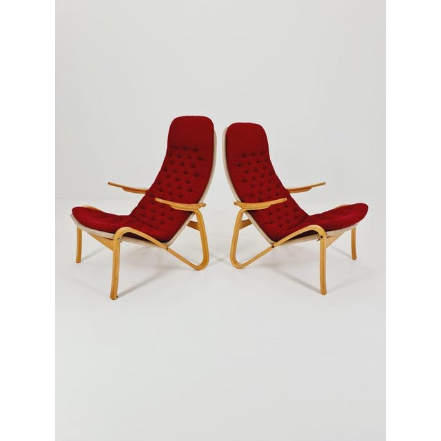 Red Swedish Metro Lounge Chair by Sam Larsson for Dux, 1960s For Sale - Image 8 of 11