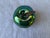 Vintage Artisan Made Green Pottery Apple Sculpture Signed For Sale - Image 11 of 14