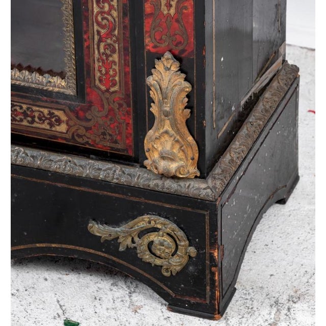 Late 19th Century Napoleon III Boulle Pier Cabinet, Late 19th Century For Sale - Image 5 of 5