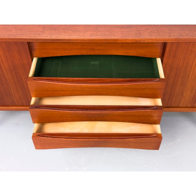 Vintage Sideboard in Teak with Drawers and Sliding Doors, 1960s For Sale - Image 18 of 18