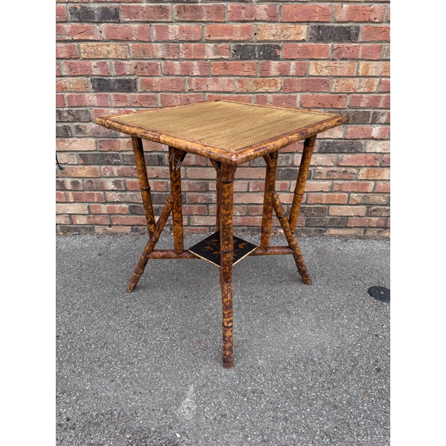 Tan 19th Century Bamboo Table For Sale - Image 8 of 8