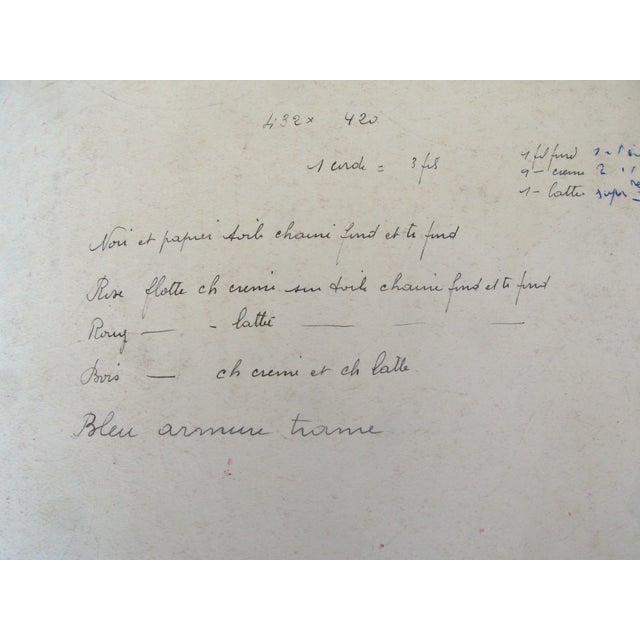 1900 - 1909 French Textile Design For Sale - Image 6 of 6