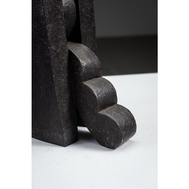 Abstract Sculpture by Cor Dam Cor Dam (1935-2019)period: 1975-1990origin: The Netherlands dimensions (cm): h29 x w11 x d17...