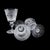 Vintage Claret Glasses, Swedish, Crystal Wine Goblet, Afors Centenary - Set of 6 For Sale - Image 4 of 9