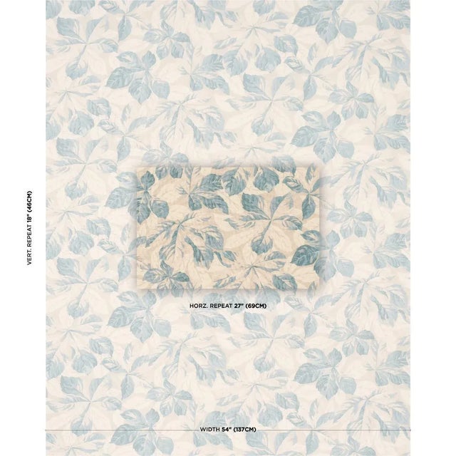 Inspired by an antique document, Arboreal is a delicate leafy allover print on 100% linen. Informal and airy, this elegant...