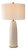 Cannon Cream Crackle Lamp For Sale